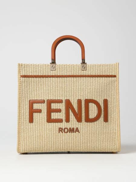 borsa fendi di paglia|borse di fendi donna.